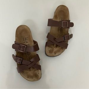 Birki's brown sandals